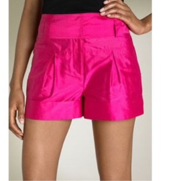 Diane Von Furstenberg Johah Pink Shorts - Picture 1 of 9